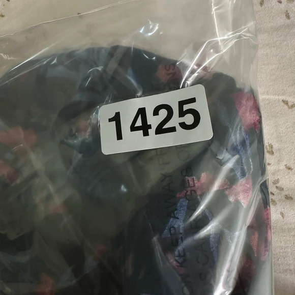 American Eagle Peasant Floral Tie Knot Blouse XXL #1425 - Picture 7 of 7